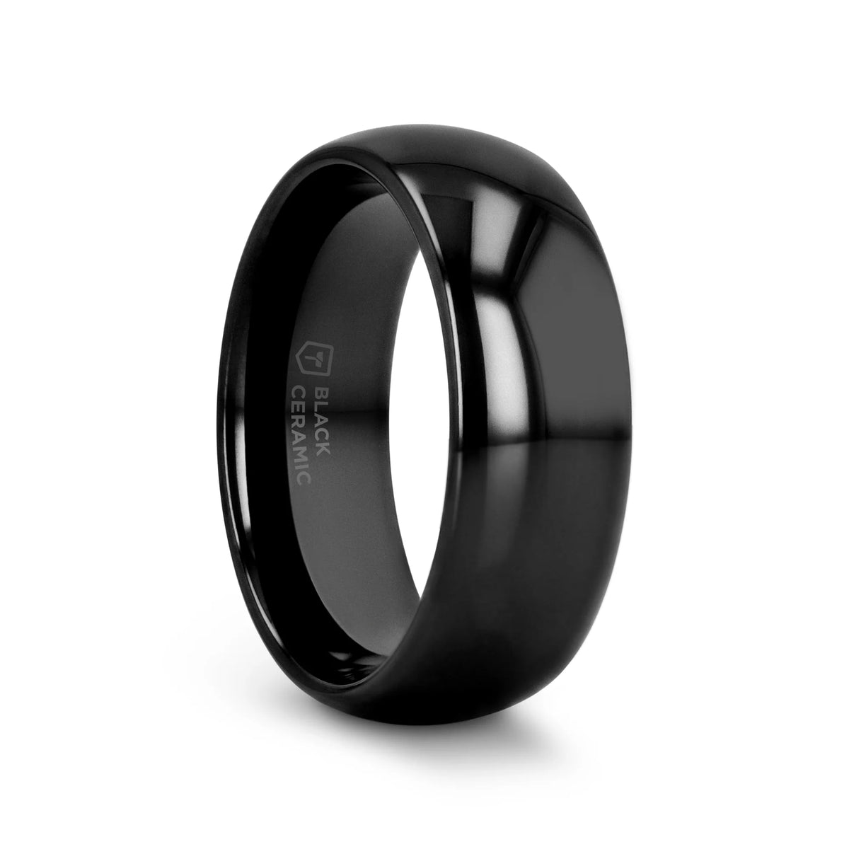 LANDON Black Ceramic Ring - 2mm - 8mm