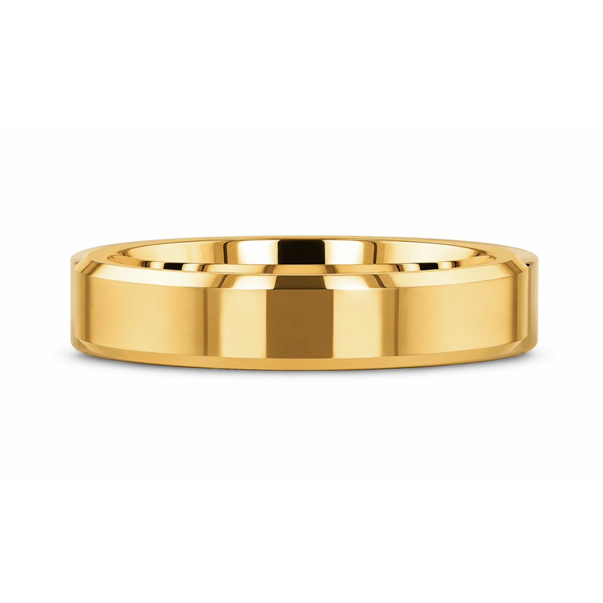 RHODES Gold-Plated Tungsten Band