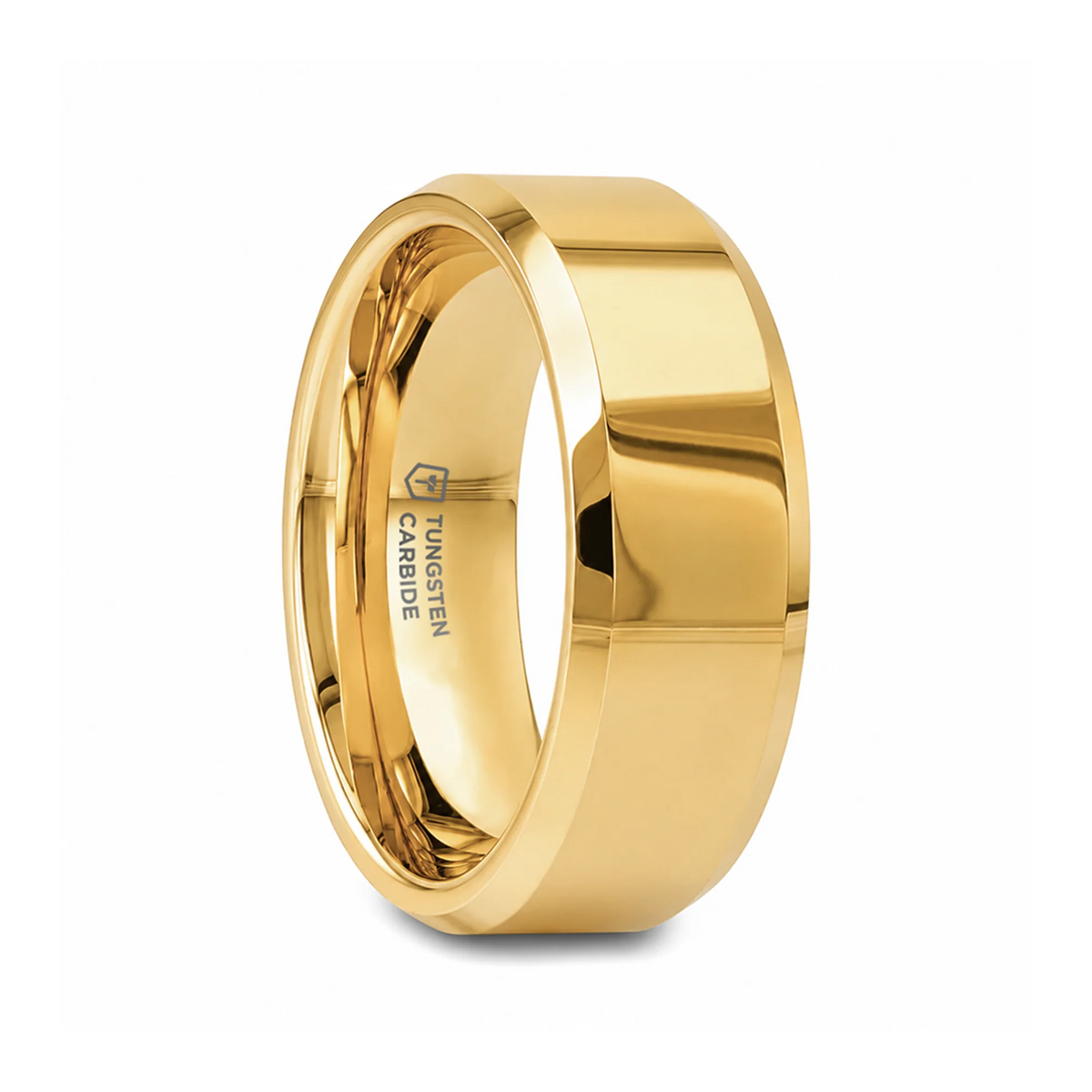 RHODES Gold-Plated Tungsten Band