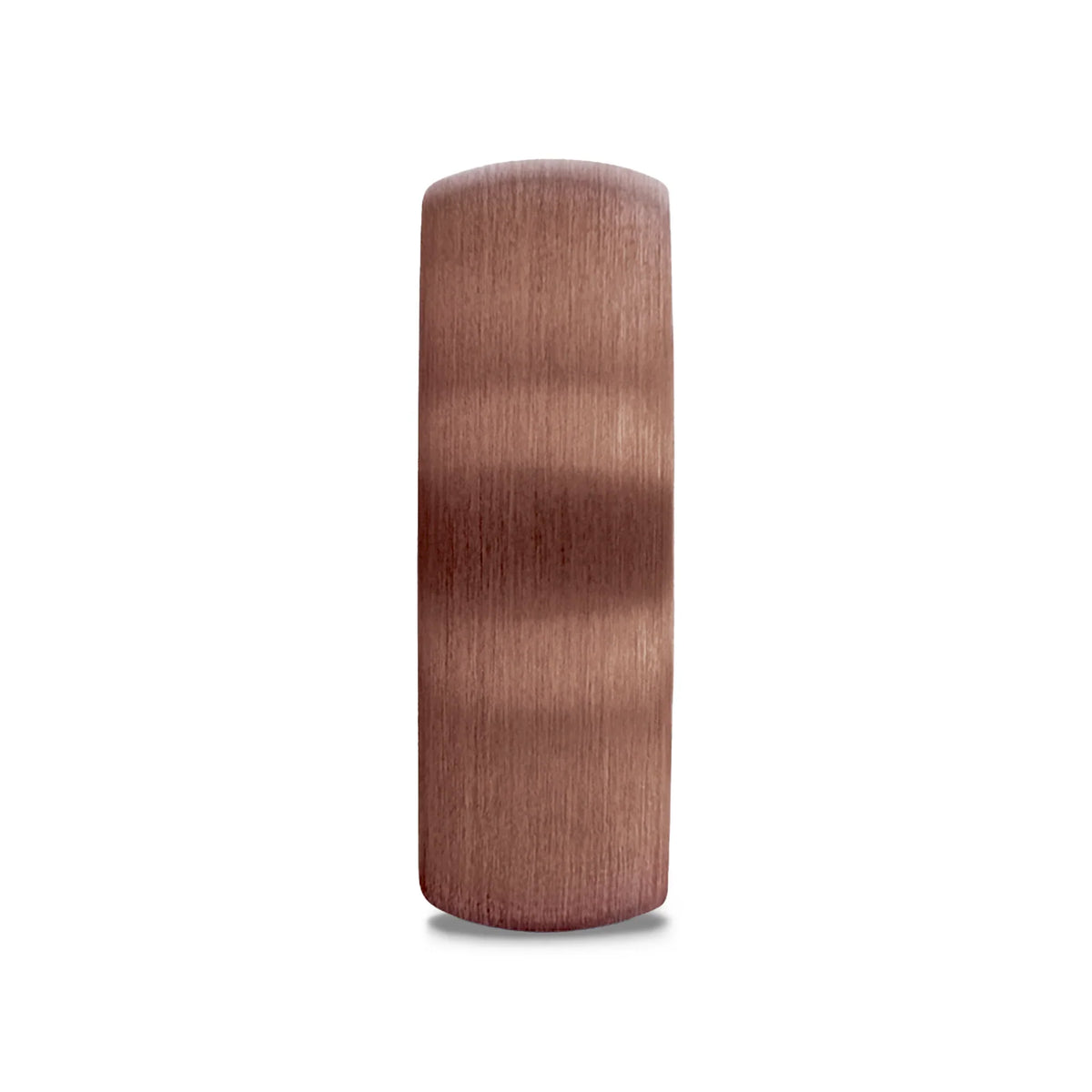 JAVA Domed with Brushed Finish Espresso Tungsten Band - 8mm