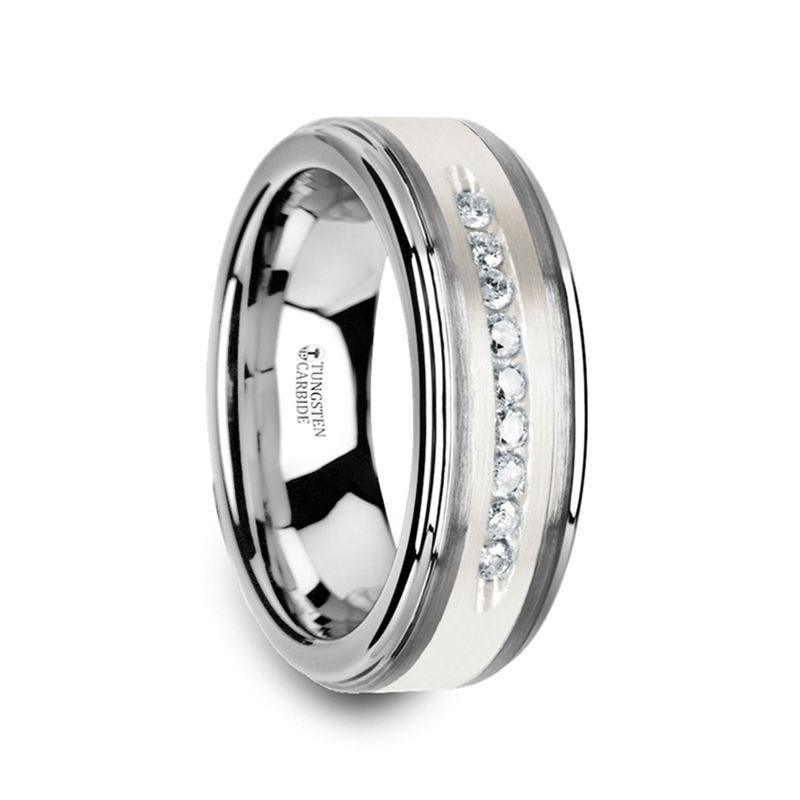 HARPER 9 Channel Set White Diamonds