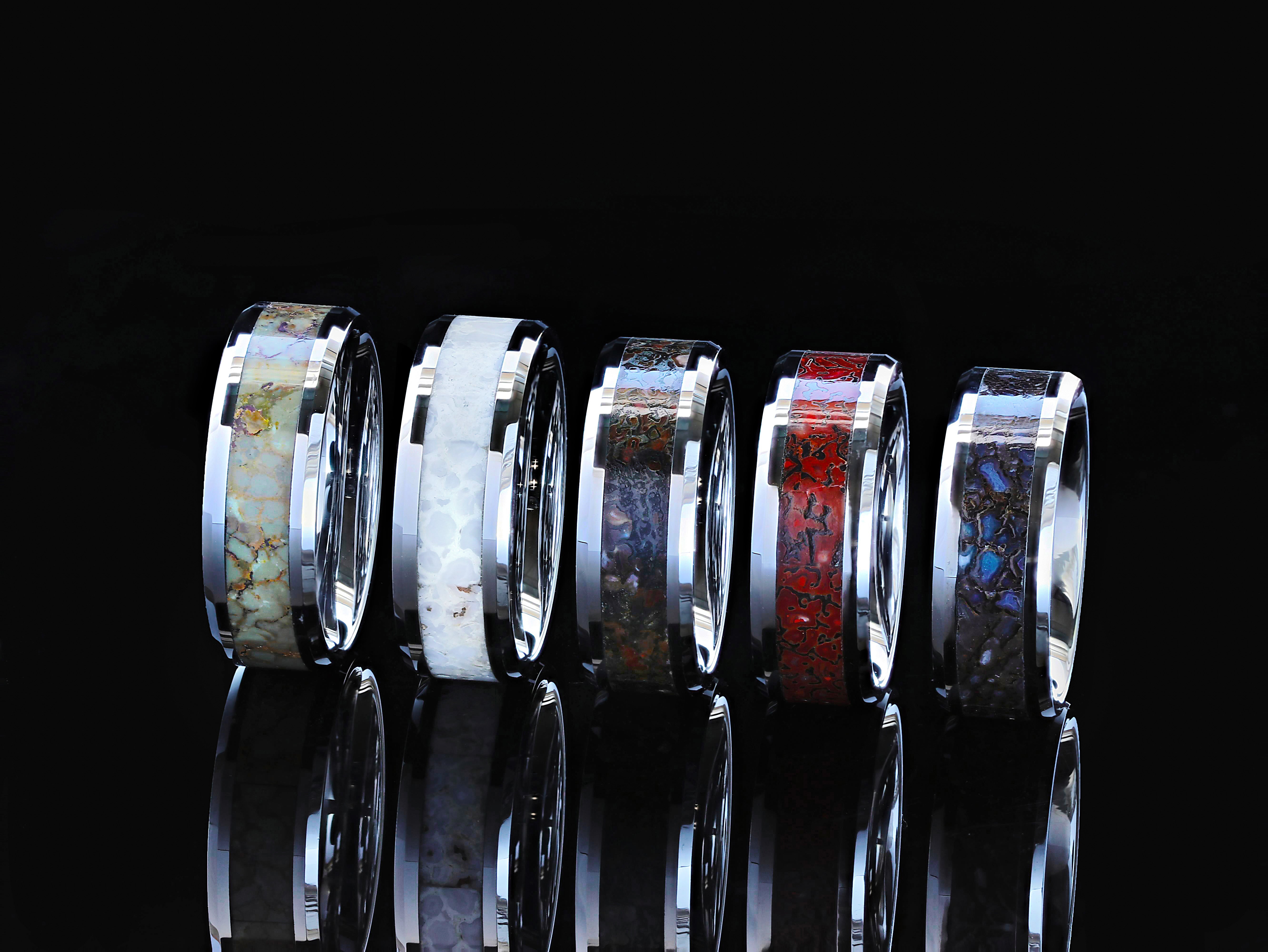 Dinosaur Bone Rings