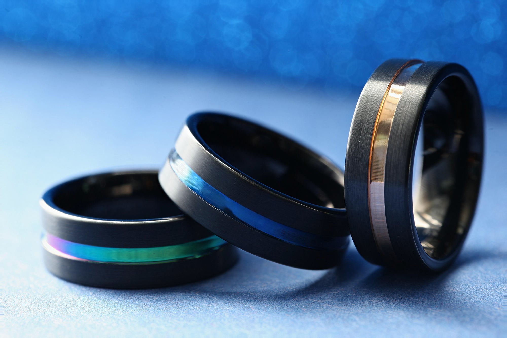 Two Tone Color Rings – Ironclad Rings