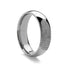 Fingerprint Sterling Silver 925 Engraved Domed Band - 4mm & 8mm