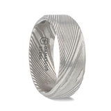 GHOST Grey Damascus Steel