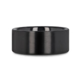DRAKON Black Ceramic Wedding Band 10mm - 12mm