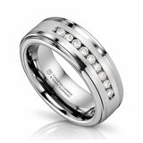 HARPER 9 Channel Set White Diamonds