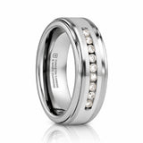HARPER 9 Channel Set White Diamonds