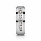 HARPER 9 Channel Set White Diamonds