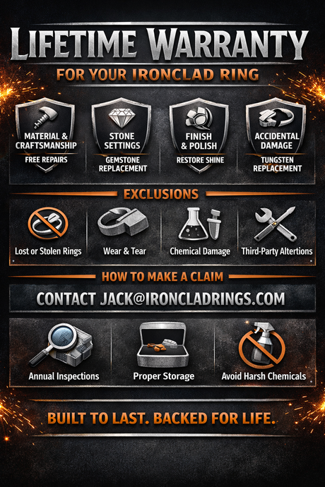 Lifetime Warranty for Your Ironclad Ring