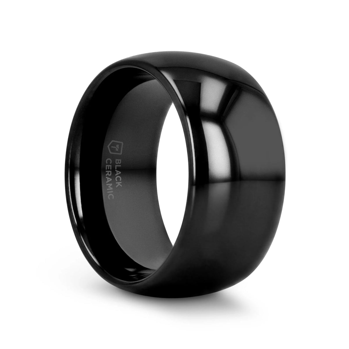LANDON Black Ceramic Ring 10mm - 12mm