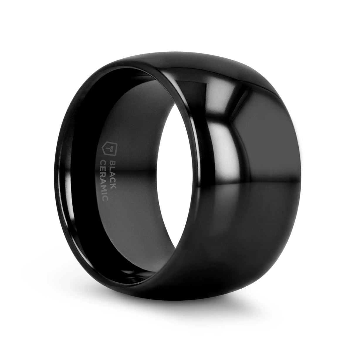 LANDON Black Ceramic Ring 10mm - 12mm