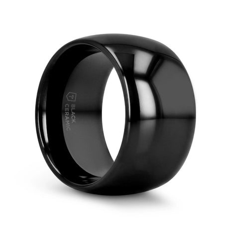LANDON Black Ceramic Ring 10mm - 12mm