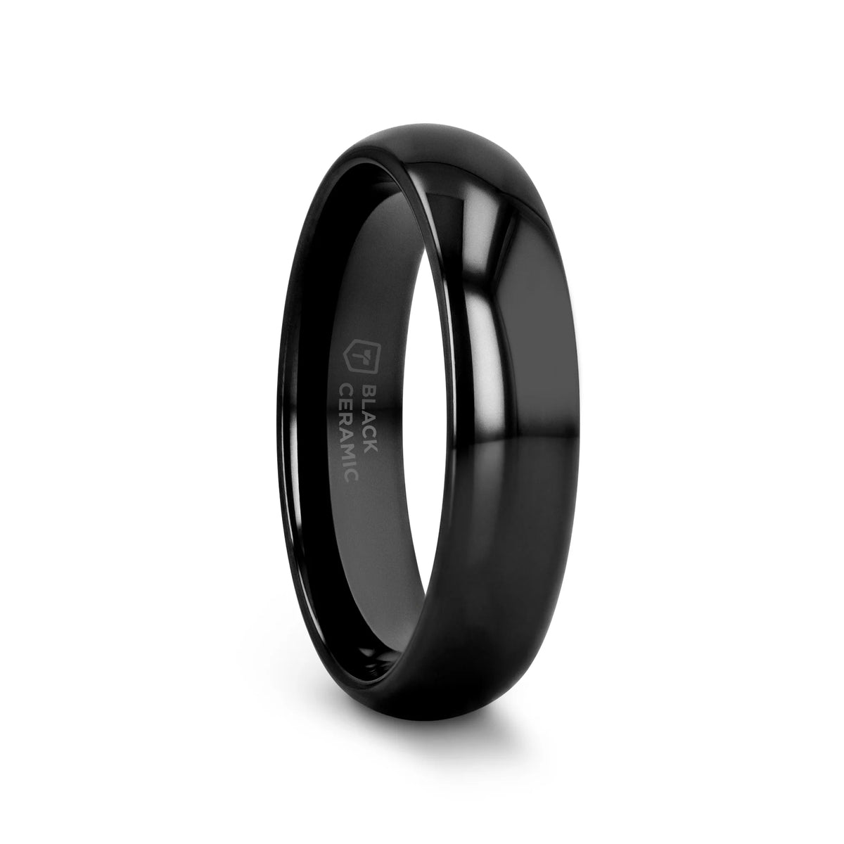 LANDON Black Ceramic Ring - 2mm - 8mm