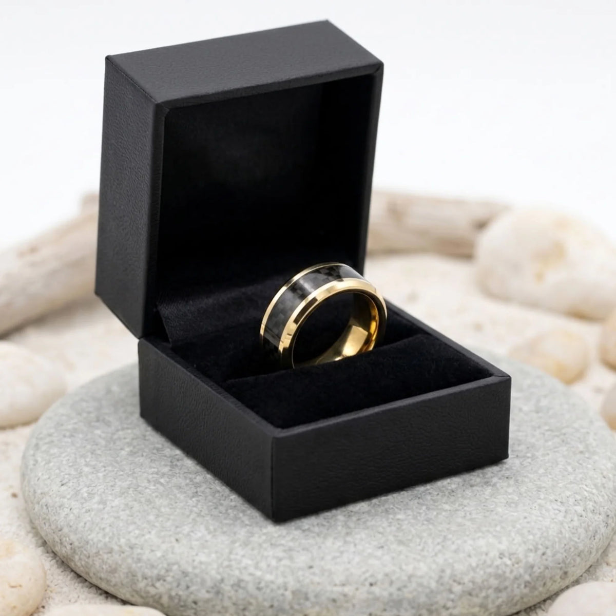 DECIMUS – Gold Tungsten Band