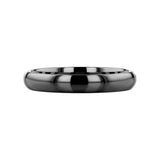 RAVEN Domed Black Tungsten Wedding Band - 2mm - 12mm