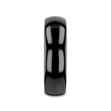 RAVEN Domed Black Tungsten Wedding Band - 2mm - 12mm