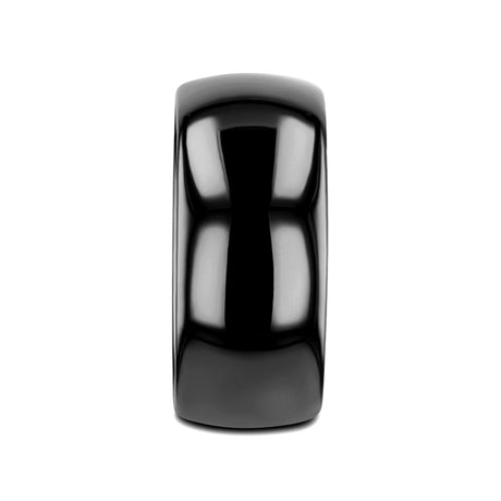 RAVEN Domed Black Tungsten Wedding Band - 2mm - 12mm