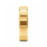 RHODES Gold-Plated Tungsten Band