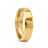 RHODES Gold-Plated Tungsten Band