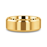 RHODES Gold-Plated Tungsten Band