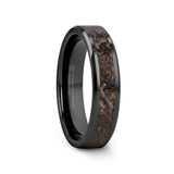 SILURIAN Dinosaur Bone Inlaid Black Ceramic