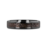 SILURIAN Dinosaur Bone Inlaid Black Ceramic