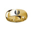 Polished Gold Plated Tungsten Domed Jedi Order Symbol Star Wars Ring