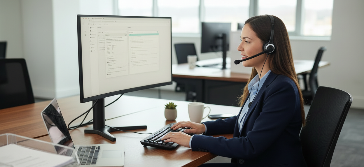 can you put a headset on her as if she takes phone cals also