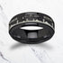 Spinning Engraved Super Mario Bros Pixel Level Game Black Tungsten Spinner