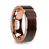 SOTERIOS 14K Rose Gold W/ Bubinga Wood Inlay