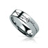 ROSARY on Flat Classic Tungsten Carbide Ring