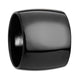 RAVEN Domed Black Tungsten Wedding Band - 2mm - 12mm