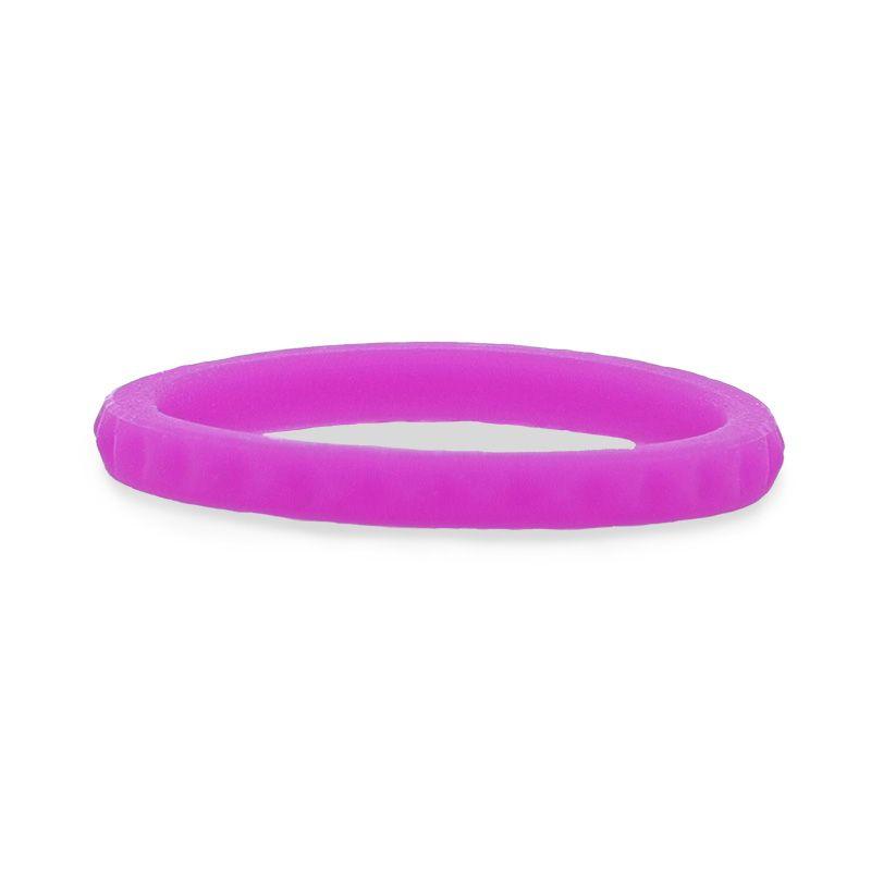 CARMEN Faceted Silicone Ring