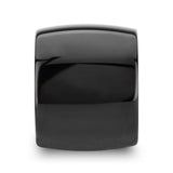 RAVEN Domed Black Tungsten Wedding Band - 2mm - 12mm